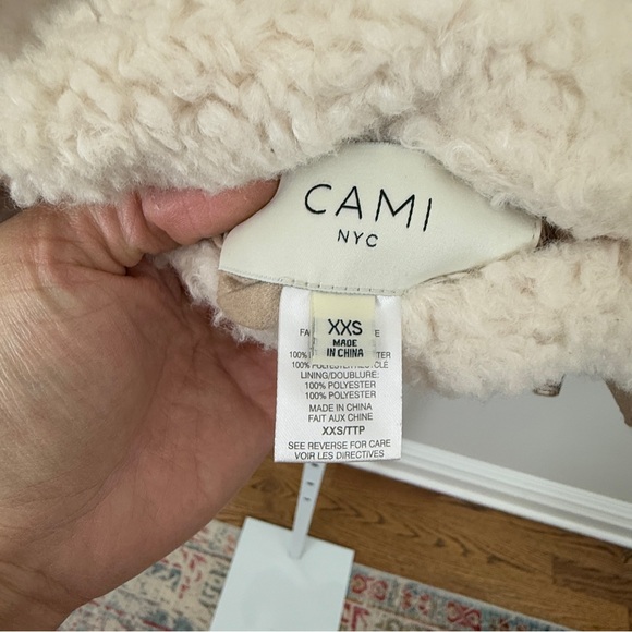 CAMI NYC SAM TAUPE REVERSIBLE JACKET size XXS - Picture 7 of 10